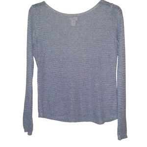 St. Tropez West Blue Sweater Medium